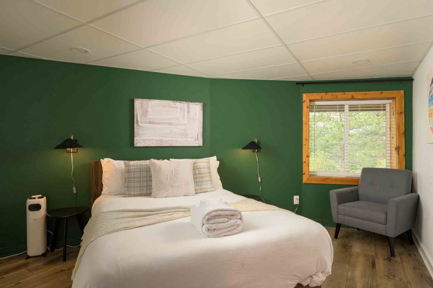 Basement bedroom